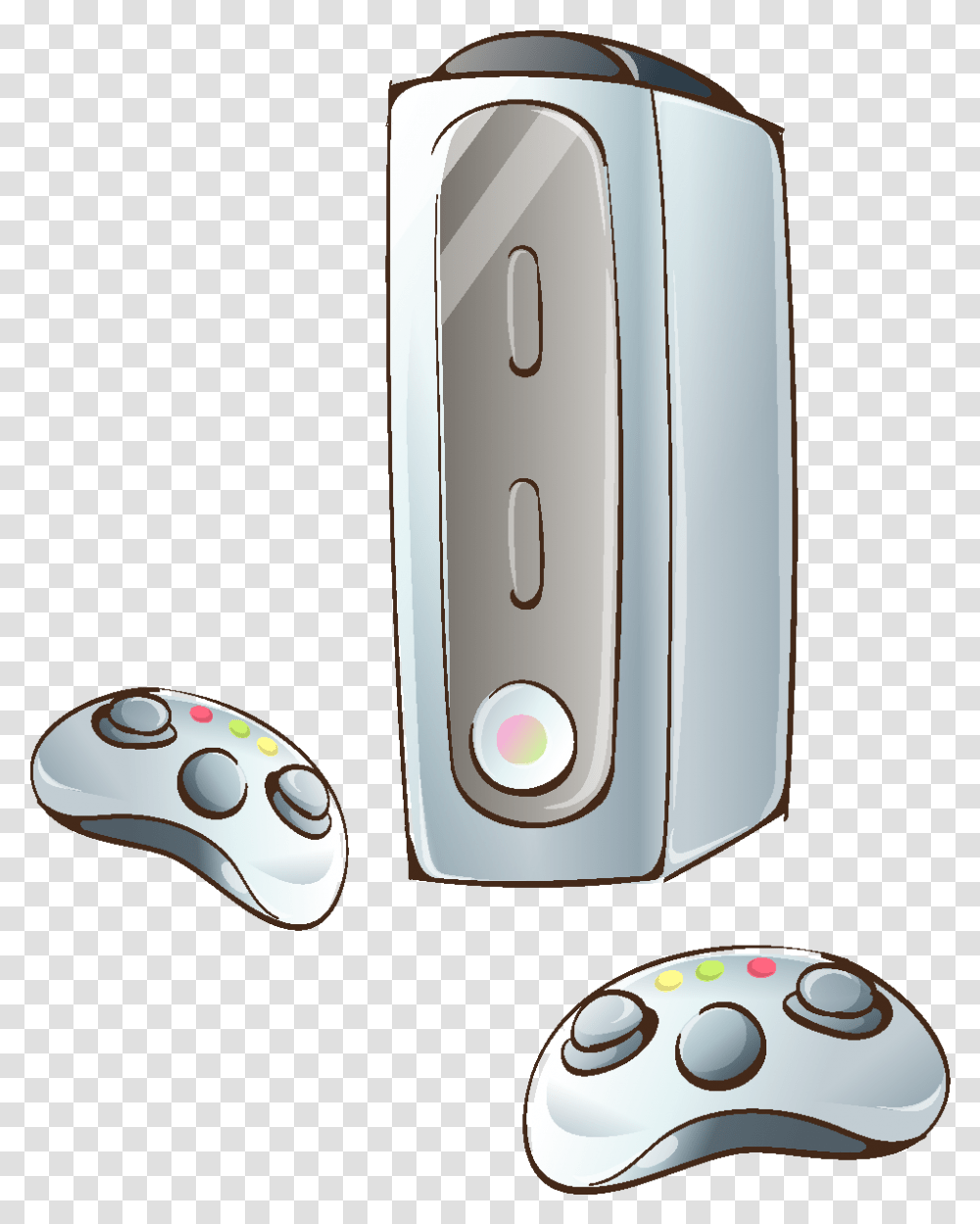 Hand Drawn Game Handle Elements Game Controller, Electronics, Tape Player, Remote Control, Screen Transparent Png