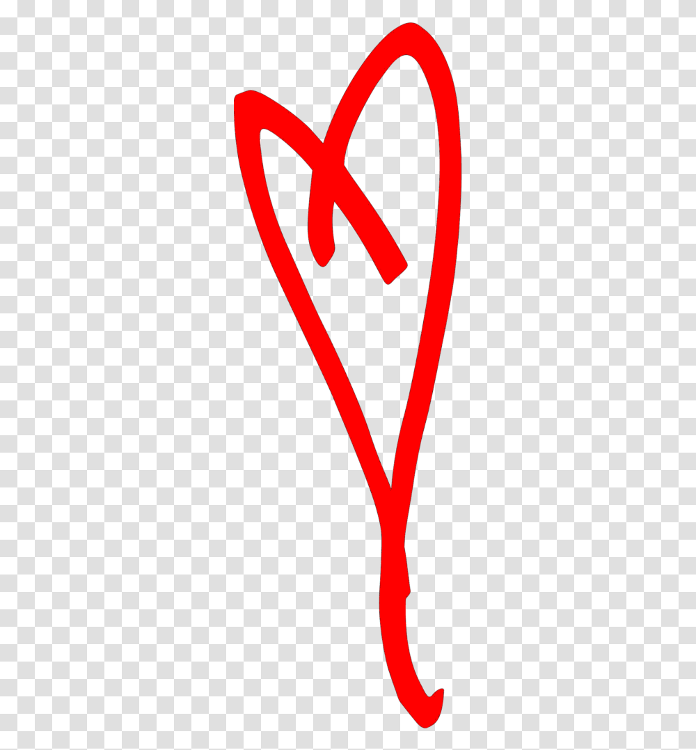 Hand Drawn Heart Hand Drawn Heart In Red, Trophy, Scissors, Blade, Weapon Transparent Png