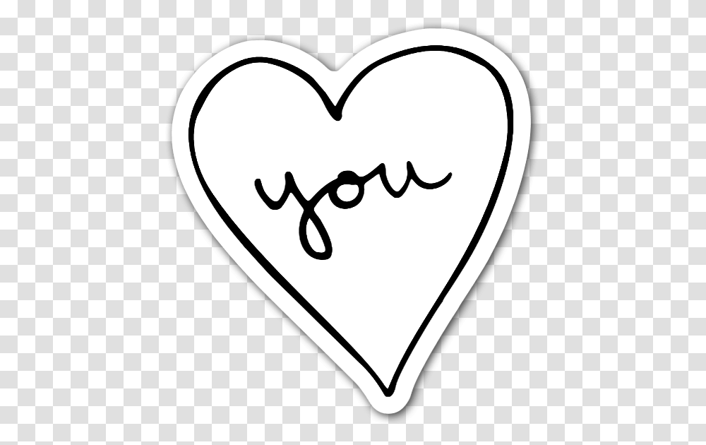 Hand Drawn Heart So Simple But So Nice For A Sticker Heart, Label Transparent Png