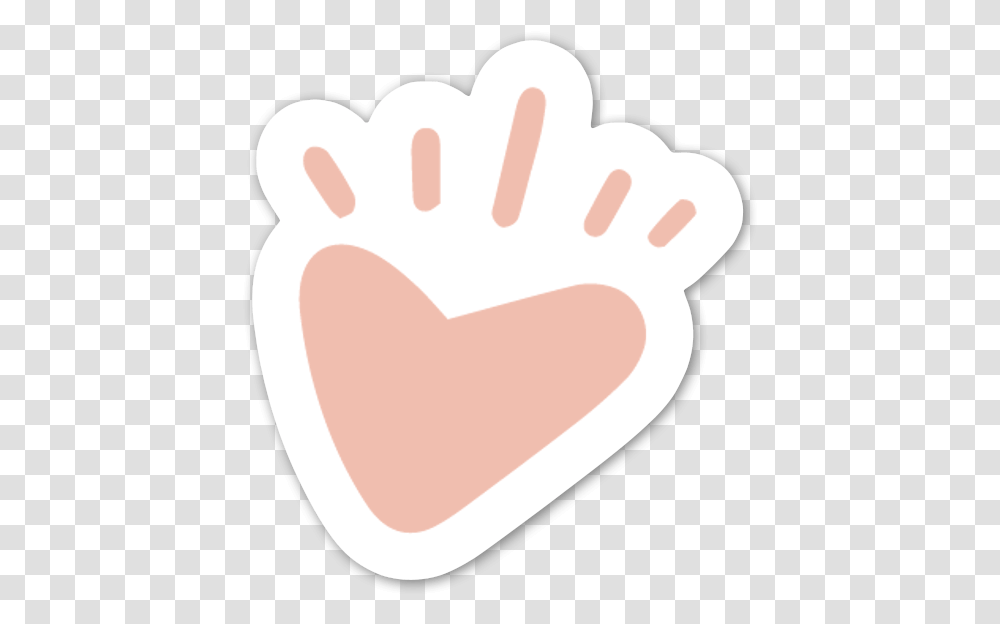 Hand Drawn Heart Sticker Heart, Heel, Toe, Cushion, Barefoot Transparent Png