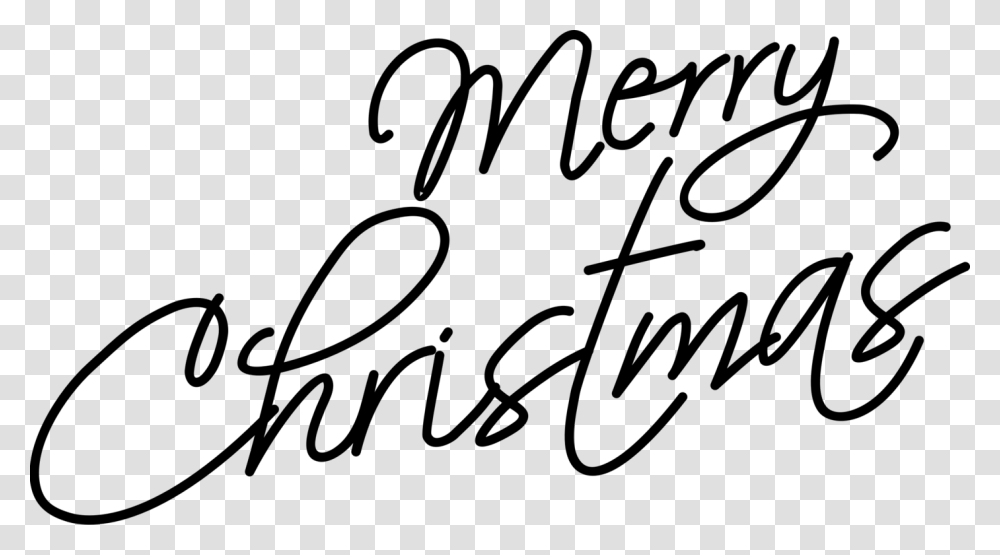 Hand Drawn Line Merry Christmas Black Silhouette, Gray, World Of Warcraft Transparent Png