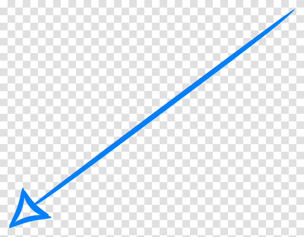 Hand Drawn Long Arrow, Weapon, Weaponry, Spear Transparent Png