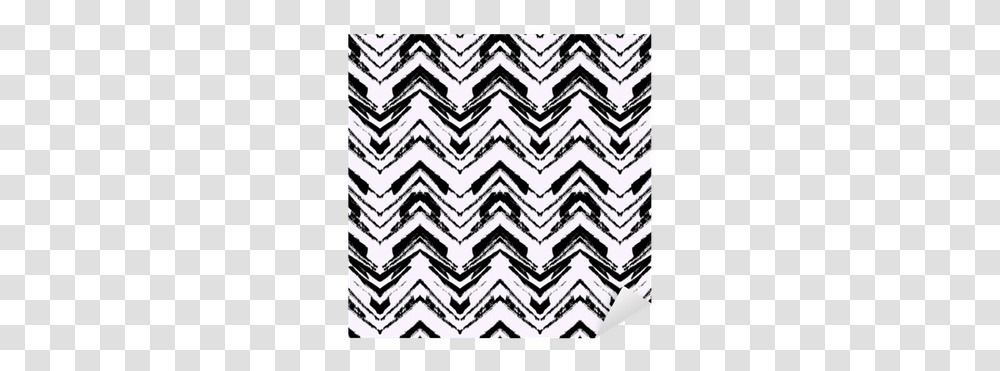 Hand Drawn Pattern With Brushed Zigzag Line Sticker • Pixers We Live To Change Baby Blanket, Rug, Mousepad, Mat Transparent Png
