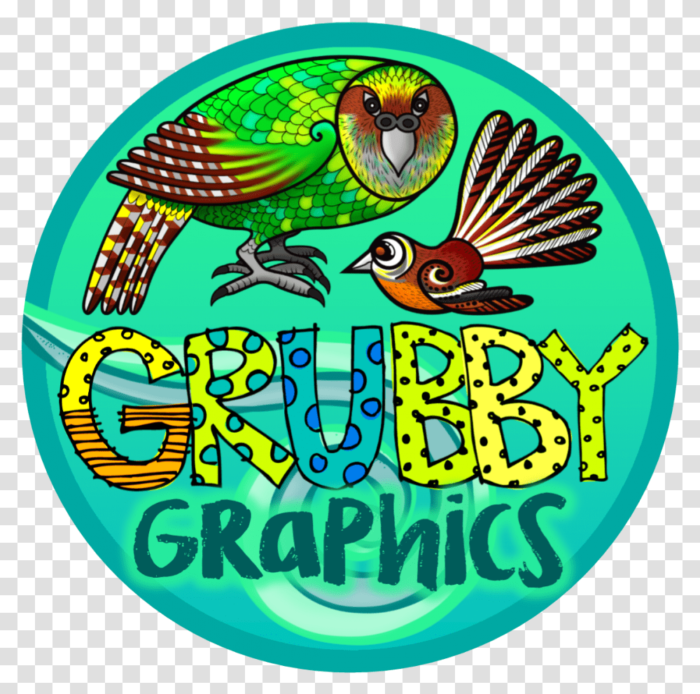 Hand Drawn Quirky New Zealand Clip Art Grubby Graphics Clip Art, Bird, Animal, Logo Transparent Png