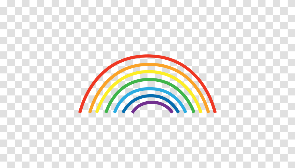 Hand Drawn Rainbow Lines, Logo, Trademark Transparent Png