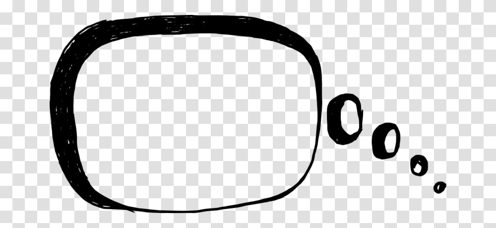 Hand Drawn Speech Bubble, Whip, Racket Transparent Png