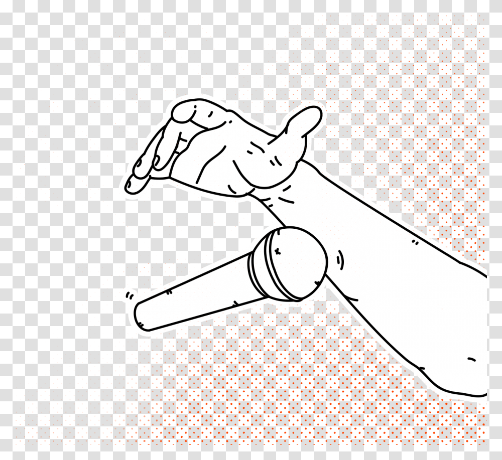 Hand Drop The Mic, Handle, Toothpaste, Animal, Mammal Transparent Png