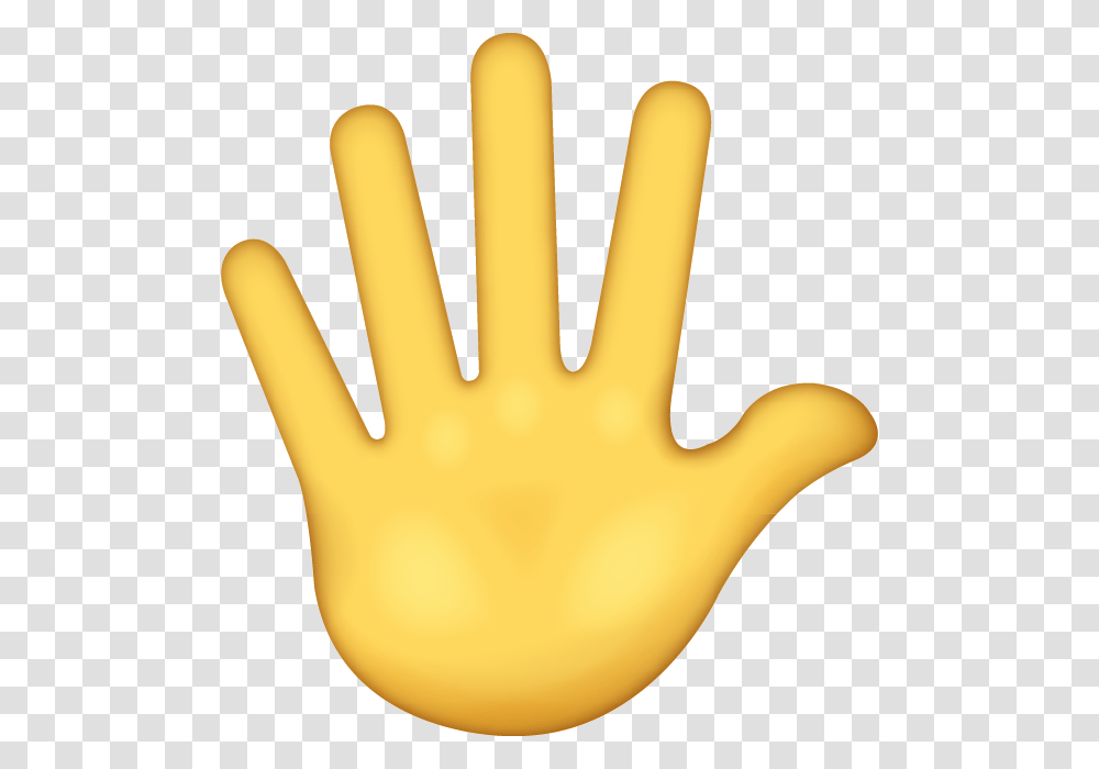 Hand Emoji Free Download Iphone Emojis High Five Hand Emoji, Clothing, Apparel, Banana, Fruit Transparent Png
