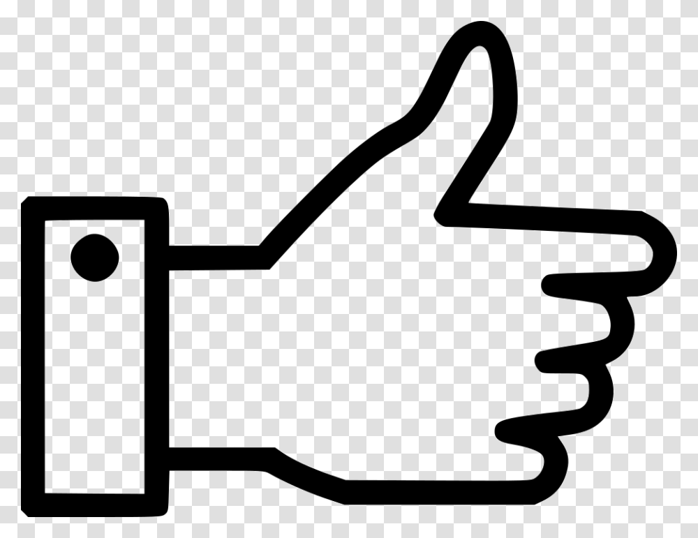 Hand Finger Ok Up Approved Hand Arrow Icon, Stencil, Weapon, Shovel Transparent Png