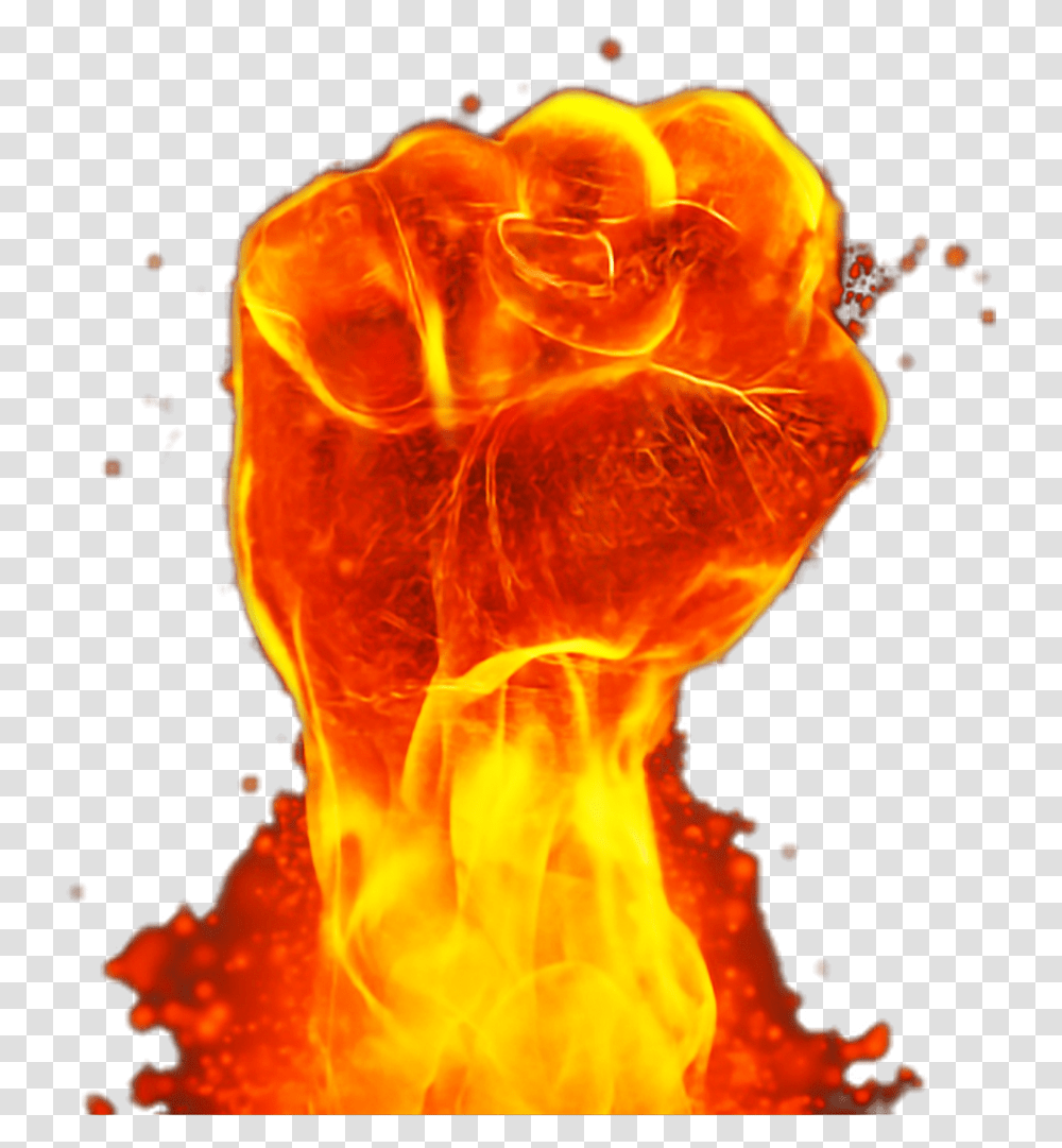Hand Fire Freetoedit Hand Of Fire, Bonfire, Flame, Mountain, Outdoors Transparent Png