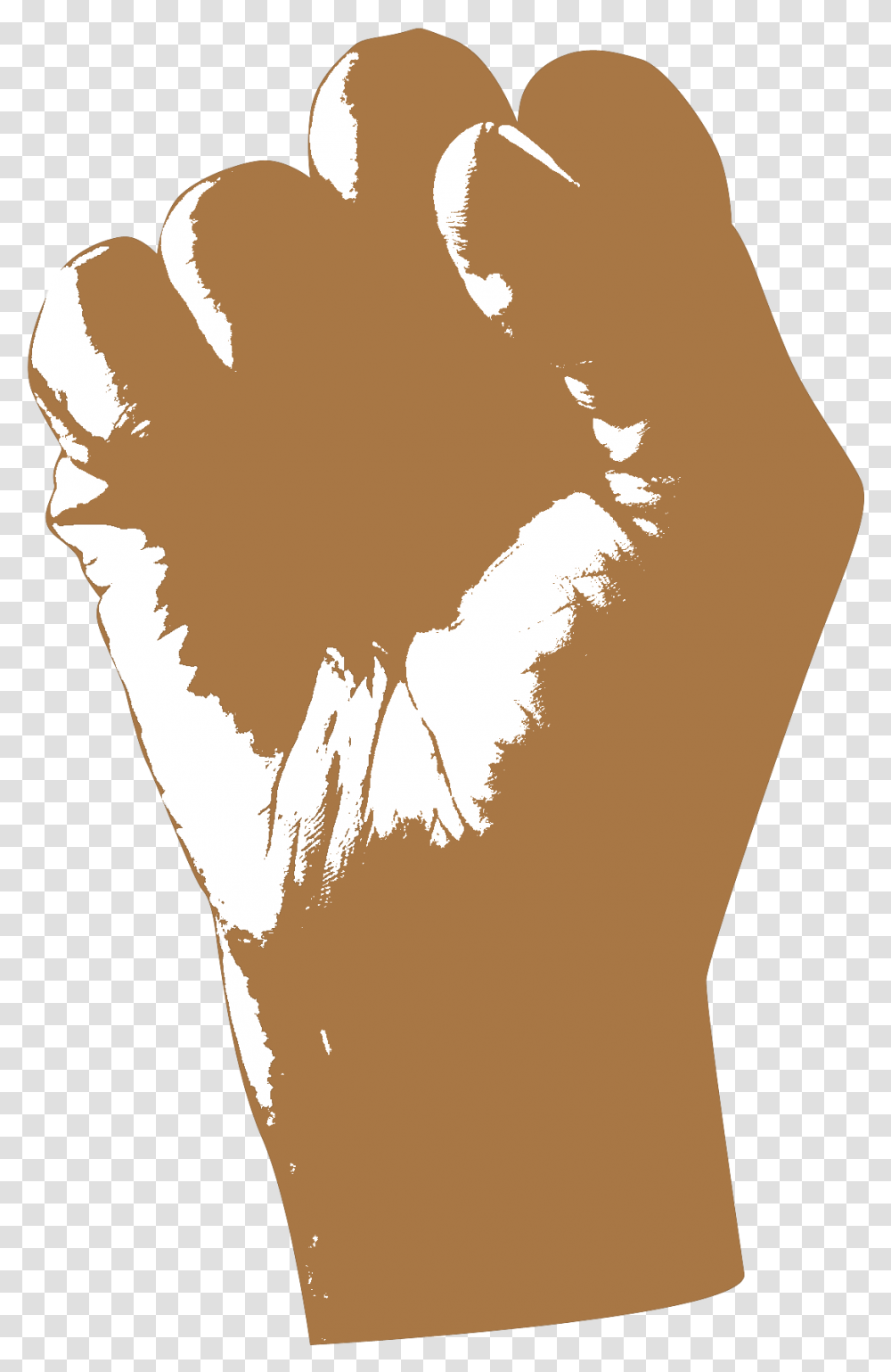 Hand Fist Symbol Nelson Mandela Hand, Torso, Arm, Stain, Footprint Transparent Png