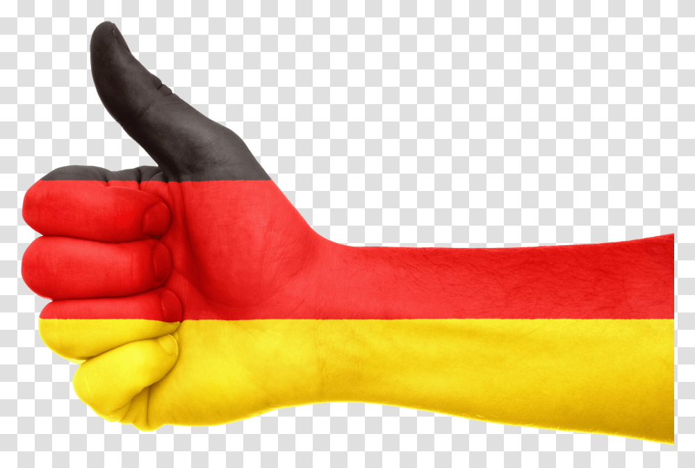 Hand Germany Flag German Flag Thumbs Up, Arm, Wrist, Person, Human Transparent Png
