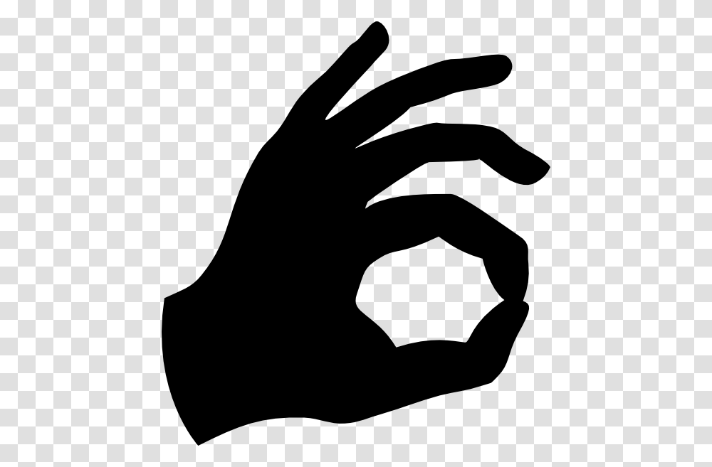 Hand Gesture Clipart L Hand, Silhouette, Person, Human, Finger Transparent Png