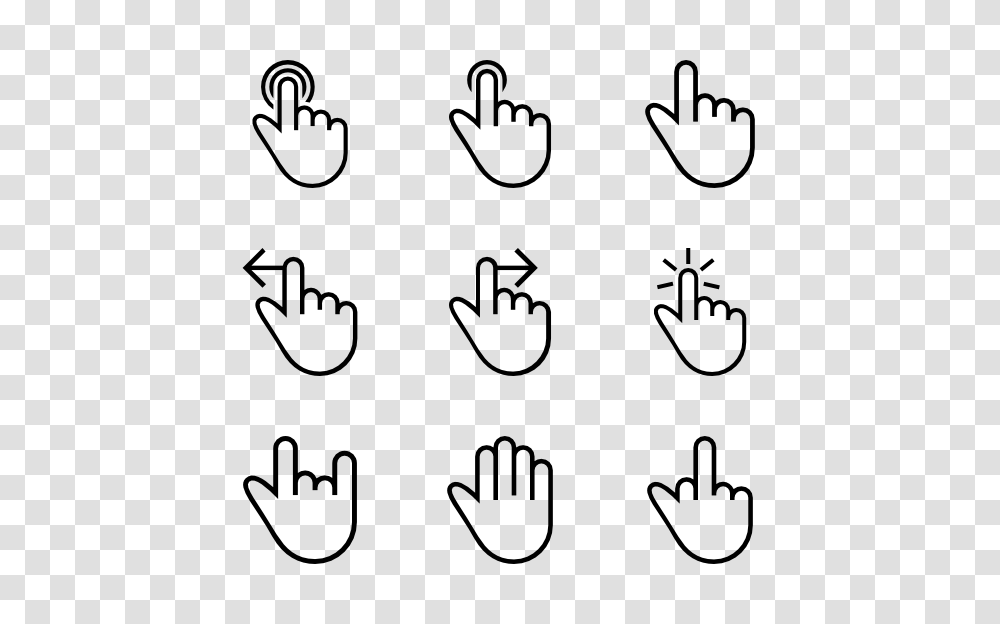 Hand Gesture Icon Packs, Gray, World Of Warcraft Transparent Png