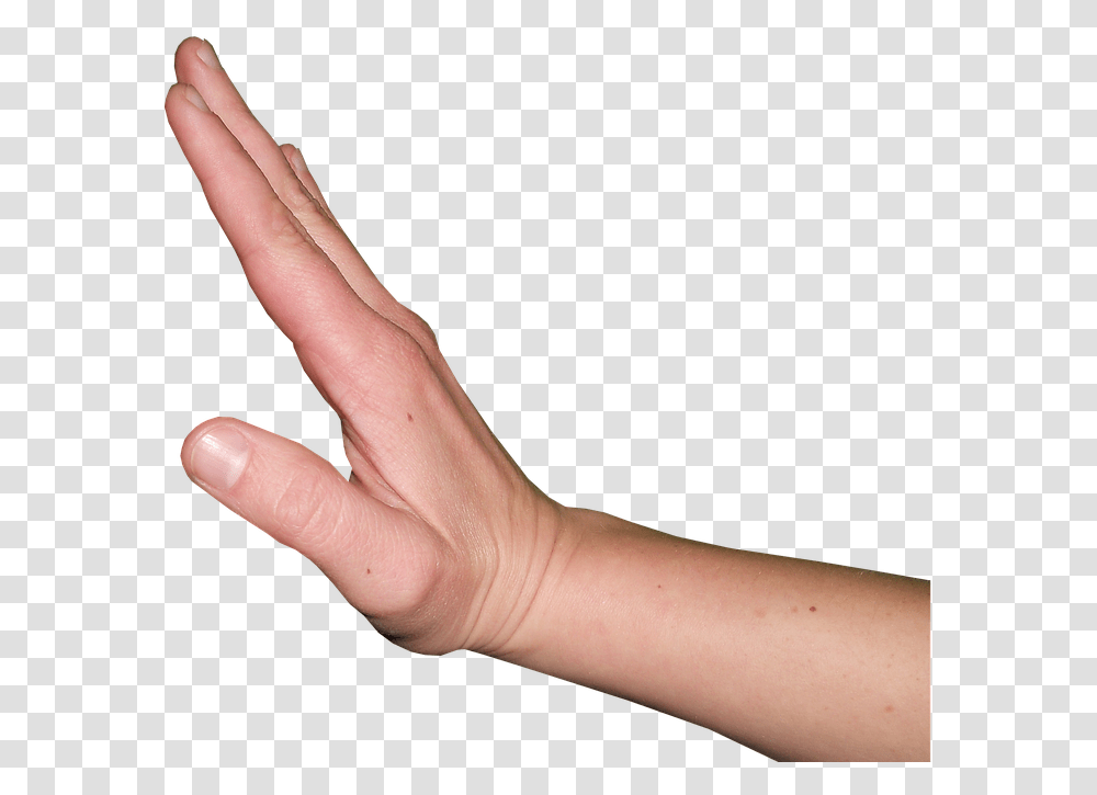 Hand Gesture Stop Wait Hand Gestures Slide Human Stop Hand Gesture, Person, Finger, Wrist Transparent Png