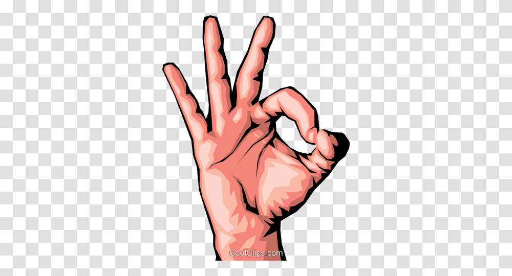 Hand Giving The O K Sign Royalty Free Vector Clip Art, Wrist, Person, Human, Fist Transparent Png