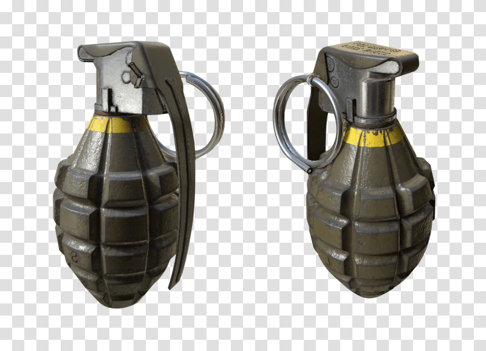 Hand Grenade 4 Image Hand Grenade Bomb, Weapon, Weaponry Transparent Png
