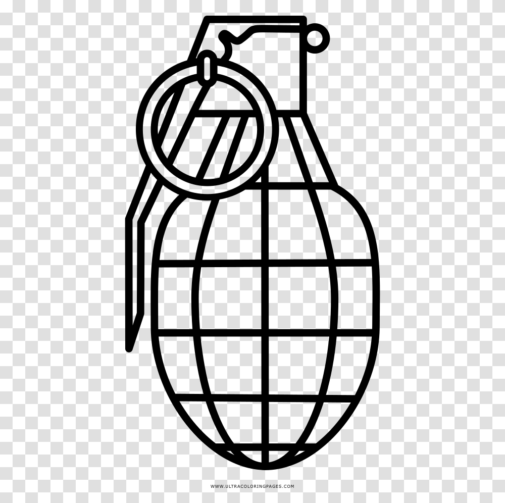 Hand Grenade Coloring, Gray, World Of Warcraft Transparent Png