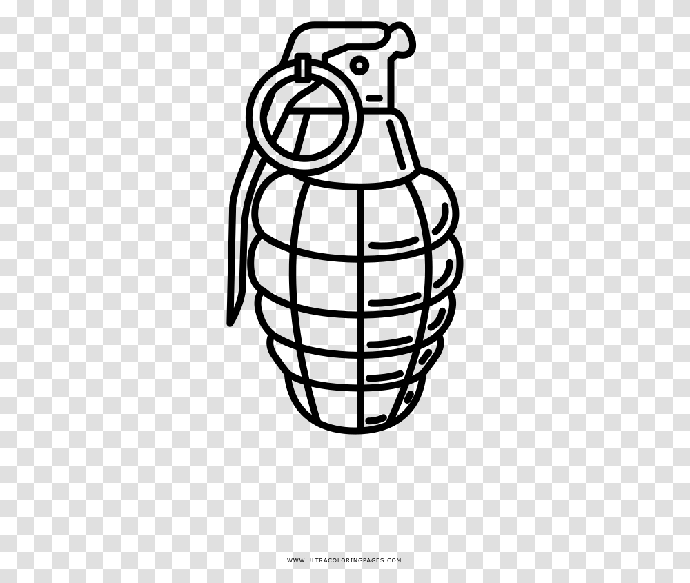 Hand Grenade Coloring, Gray, World Of Warcraft Transparent Png