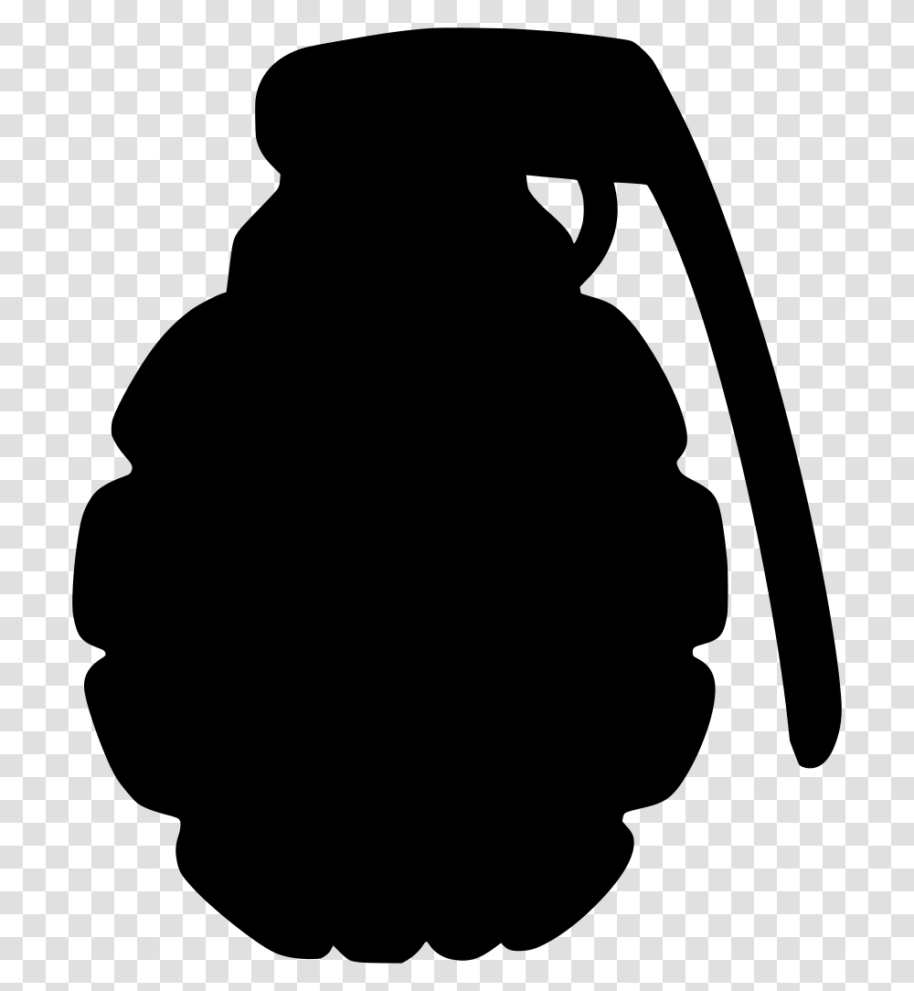 Hand Grenade Svg Clipart Background Grenade Clipart, Gray, World Of Warcraft Transparent Png