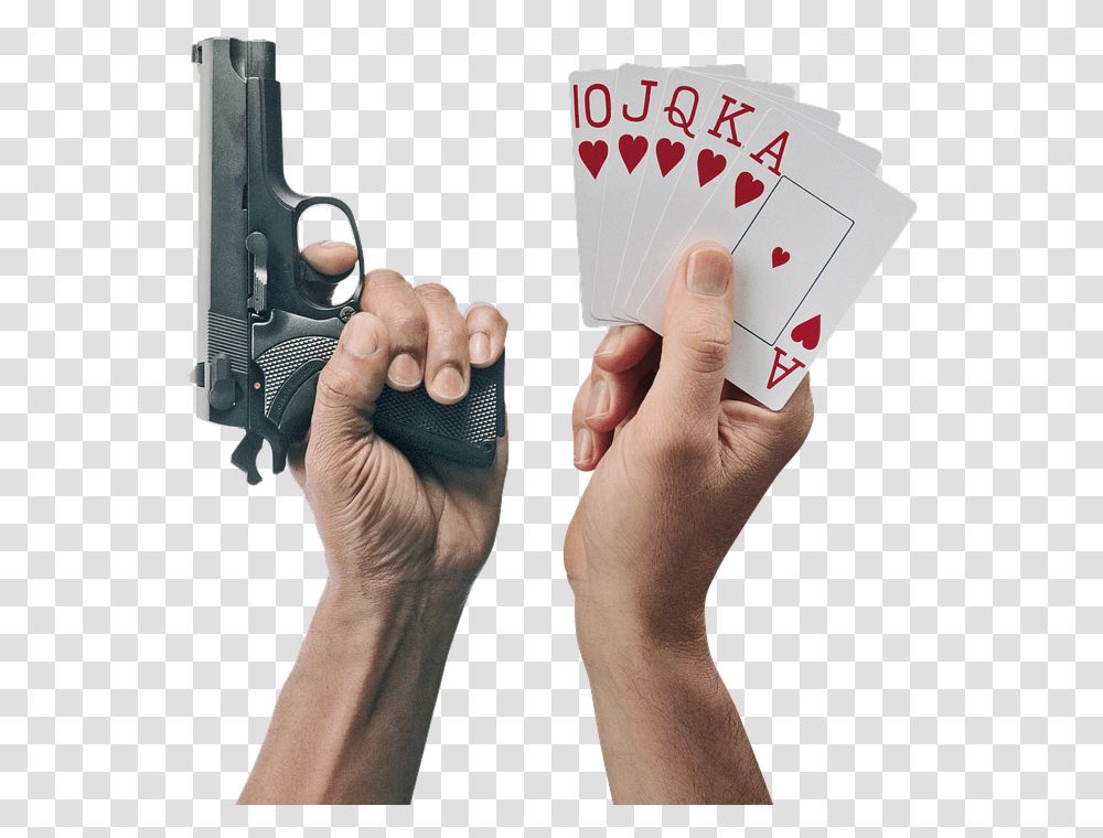Hand Gun Police Hands Weapons Excitement Crime, Weaponry, Person, Human, Handgun Transparent Png