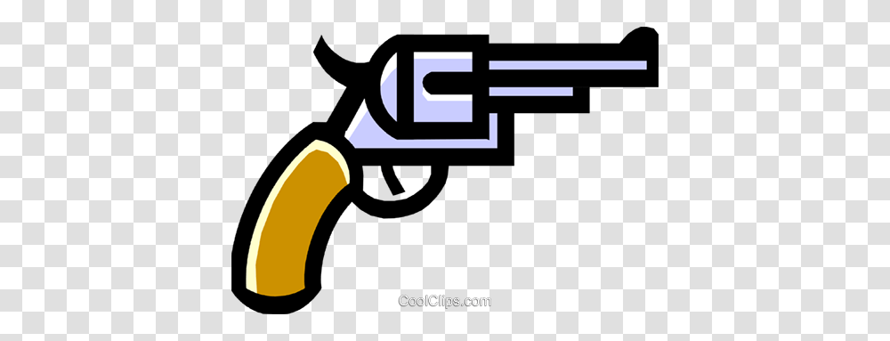 Hand Gun Royalty Free Vector Clip Art Illustration, Weapon, Outdoors Transparent Png