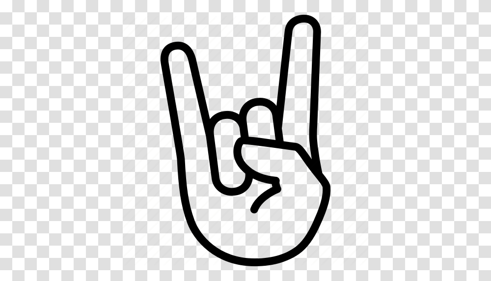 Hand Heavy Horns Metal Rock Roll Sign Icon, Swing, Toy Transparent Png