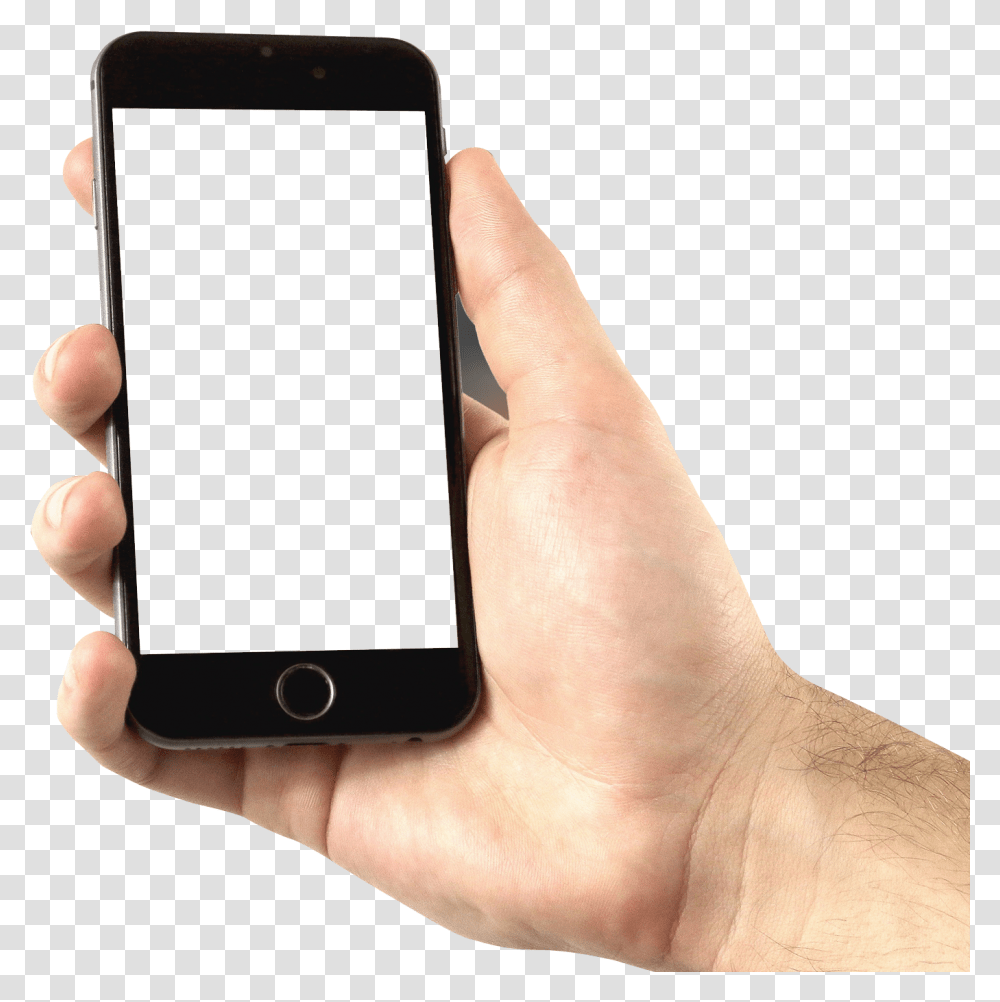Hand Hold Iphone, Person, Human, Mobile Phone, Electronics Transparent Png