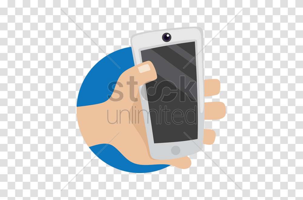 Hand Holding A Smartphone Vector Image, Electronics, Mobile Phone, Cell Phone Transparent Png