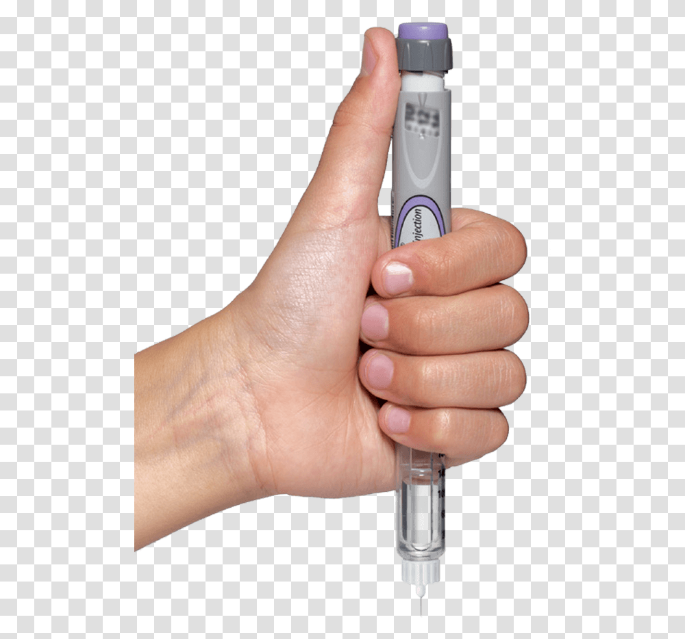Hand Holding Beer Lantus Needles Using Hand, Person, Human, Electronics, Finger Transparent Png