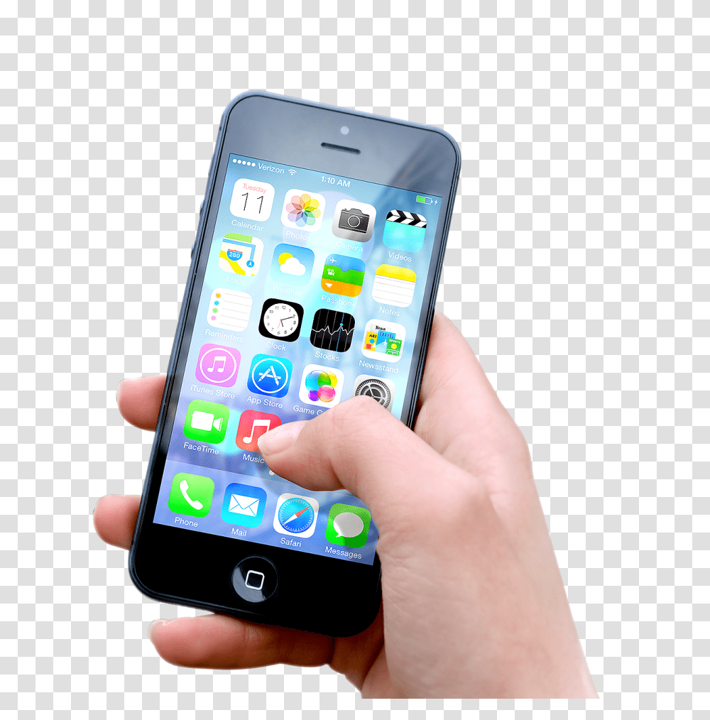 Hand Holding Black Iphone Apple Image, Mobile Phone, Electronics, Cell Phone, Person Transparent Png