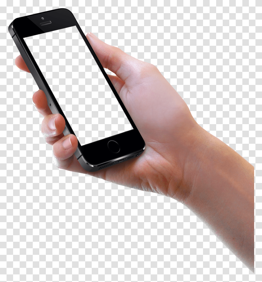 Hand Holding Black Iphone Mobile Image Hand Holding Iphone, Mobile Phone, Electronics, Cell Phone, Person Transparent Png