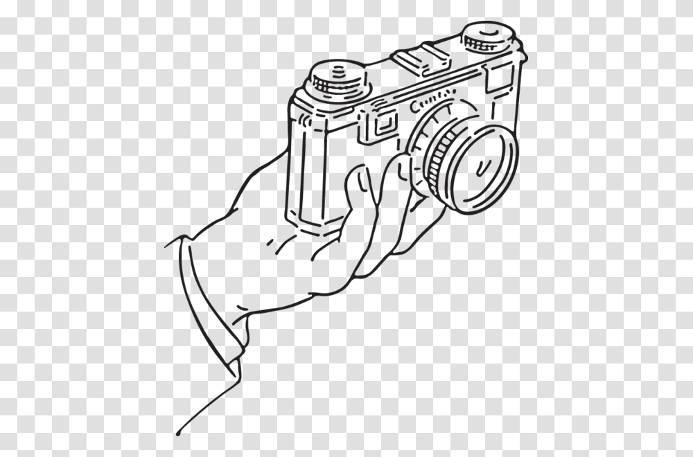 Hand Holding Camera Vector Clipart Clipart Images Hand Holding Something Cartoon, Weapon, Weaponry, Machine, Bomb Transparent Png