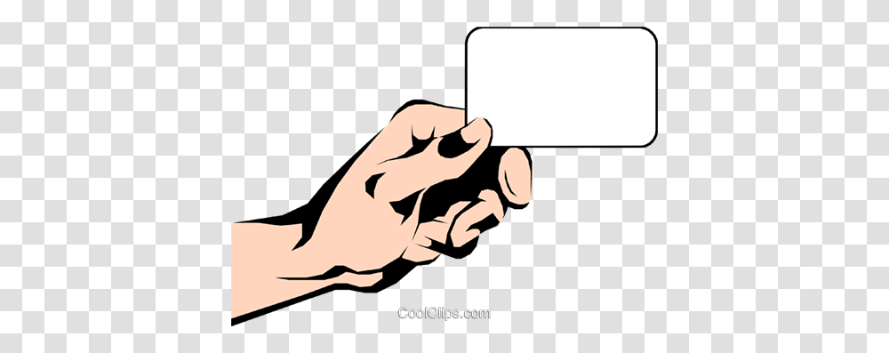 Hand Holding Card Royalty Free Vector Clip Art Illustration, Driving License, Document Transparent Png