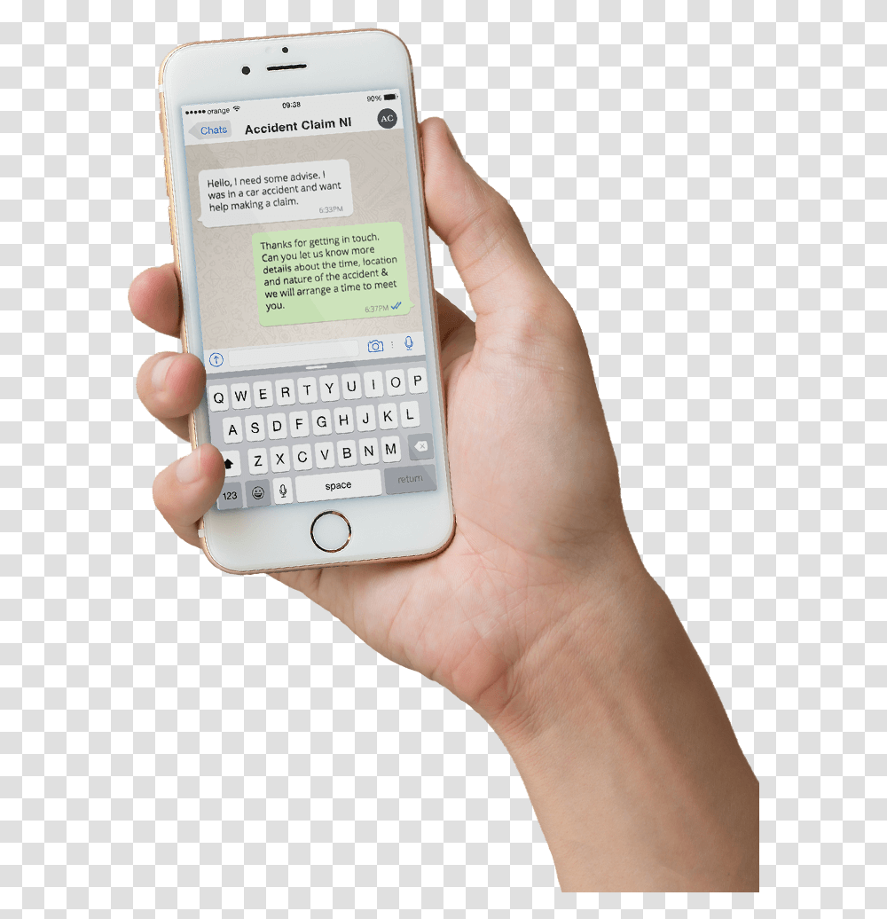 Hand Holding Cell Phone Whatsapp Cell Phone, Mobile Phone, Electronics, Person, Human Transparent Png