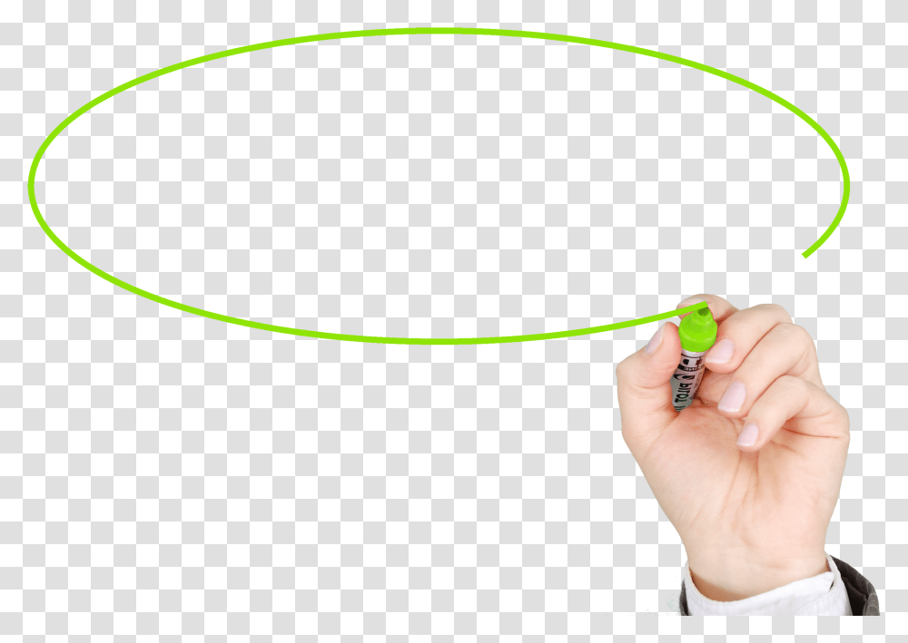 Hand Holding Green Marker Image Hand With Marker, Person, Human, Finger Transparent Png