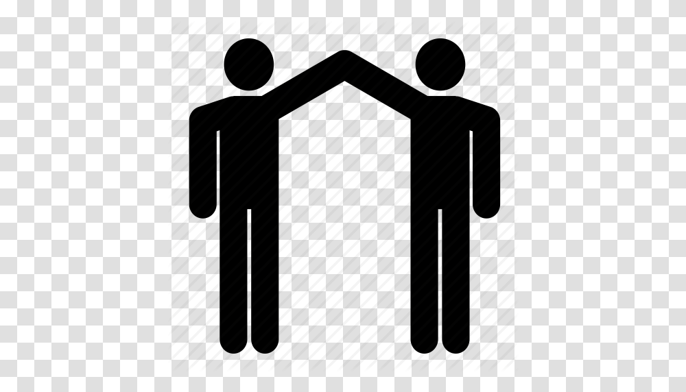Hand Holding High Five Men People Person Stick Figure Icon, Prison, Silhouette, Crowd, Word Transparent Png