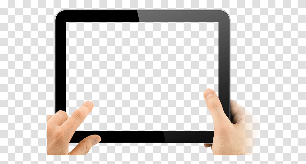 Hand Holding Ipad Tablet, Person, Human, Finger, Electronics Transparent Png