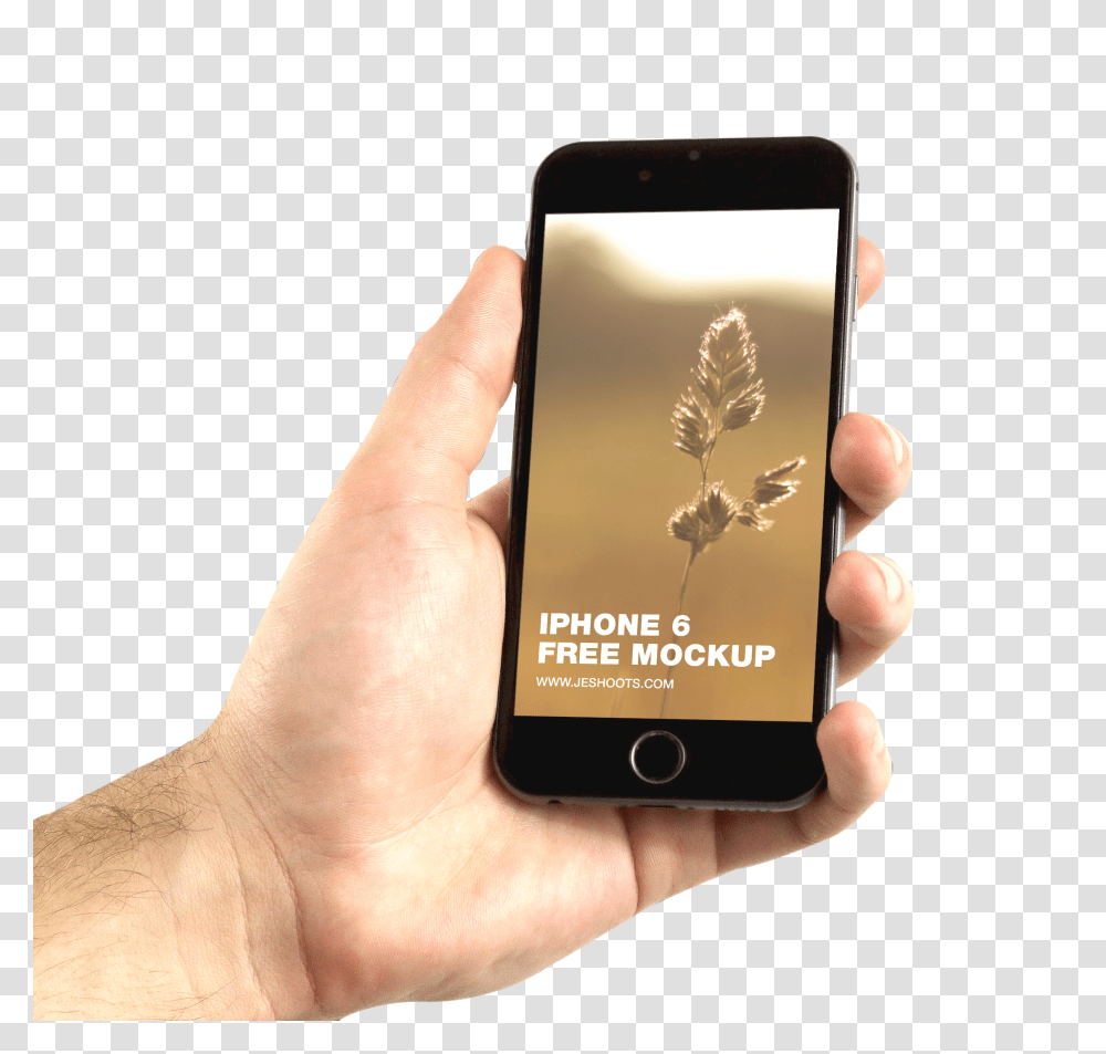 Hand Holding Iphone 6 Image, Electronics, Person, Human, Mobile Phone Transparent Png