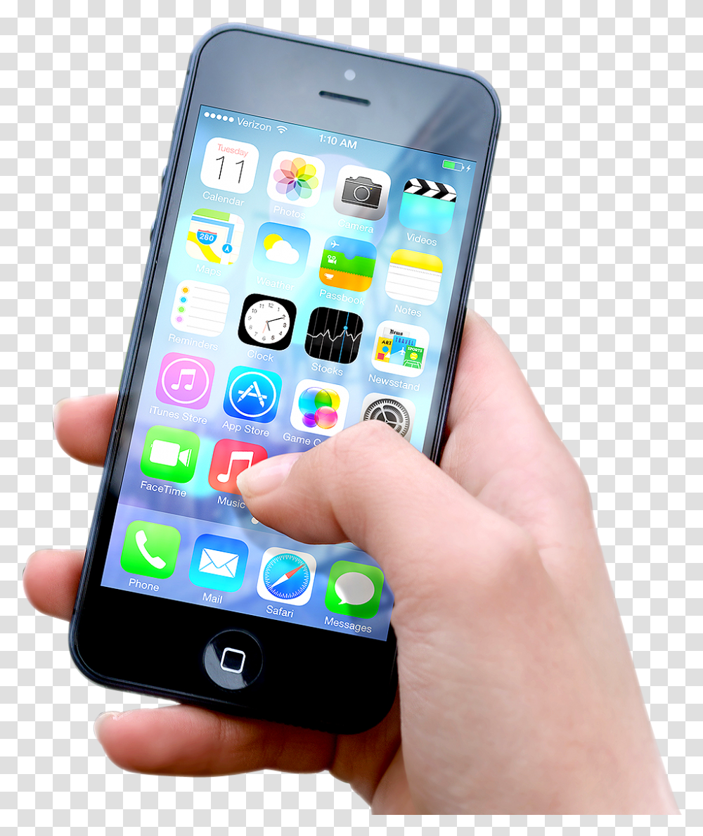 Hand Holding Iphone, Mobile Phone, Electronics, Cell Phone, Person Transparent Png