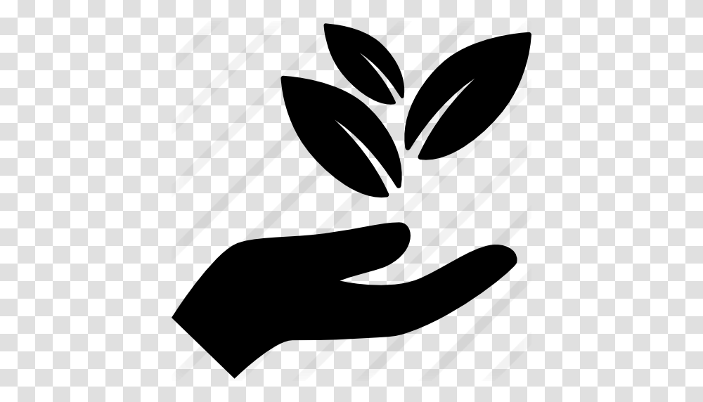 Hand Holding Leaves, Gray, World Of Warcraft Transparent Png
