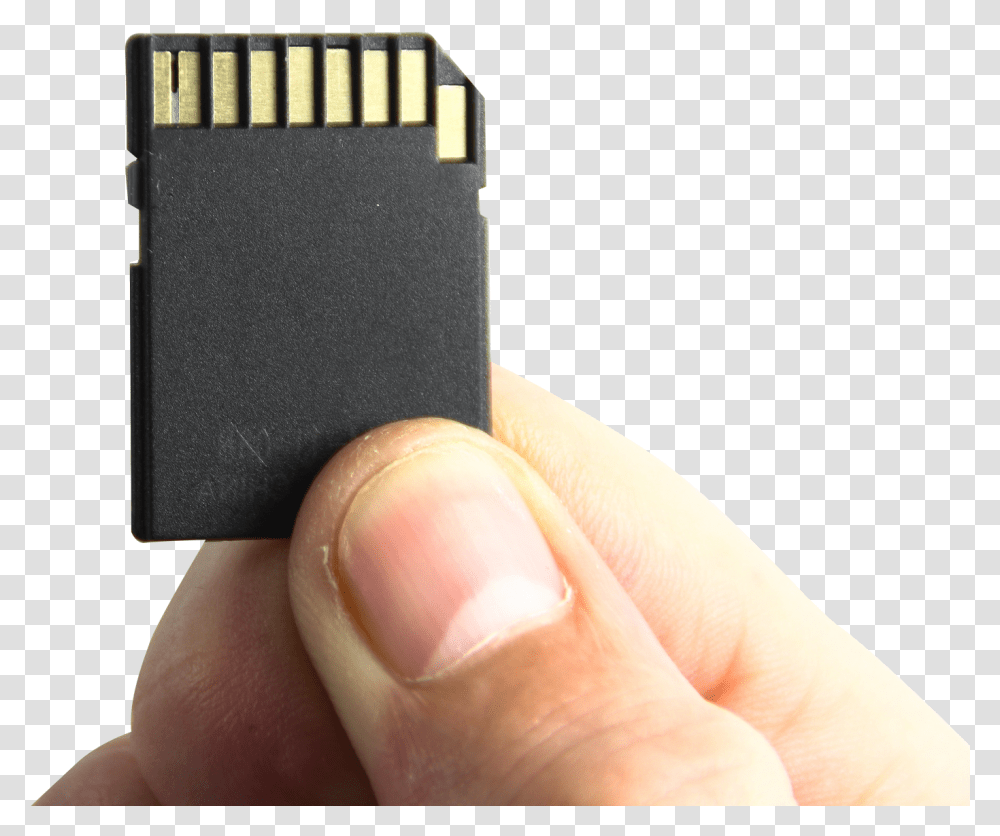 Hand Holding Memory Card Image Memory Card, Person, Human, Finger, Electronics Transparent Png