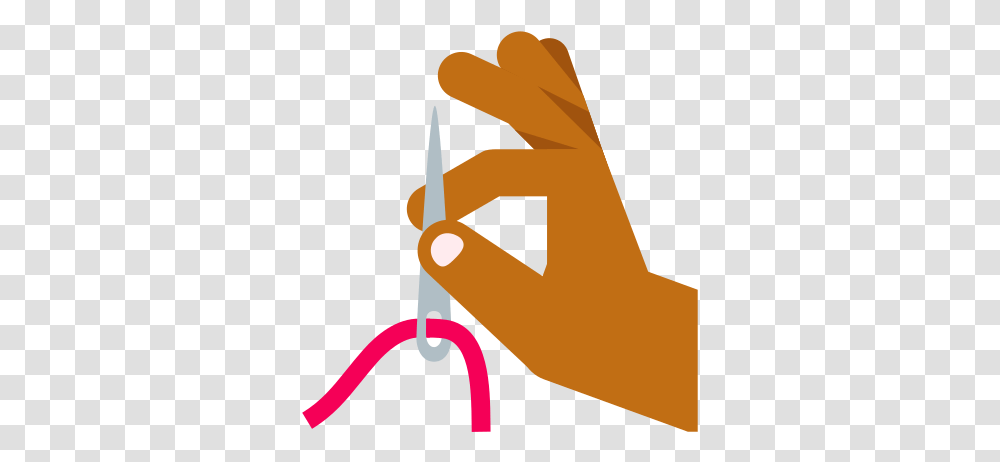 Hand Holding Needle Skin Type 5 Icon Drawing, Weapon, Weaponry, Blade, Scissors Transparent Png