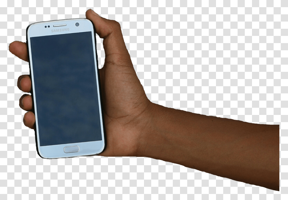Hand Holding Phone Brown Hand Holding Phone, Mobile Phone, Electronics, Cell Phone, Person Transparent Png