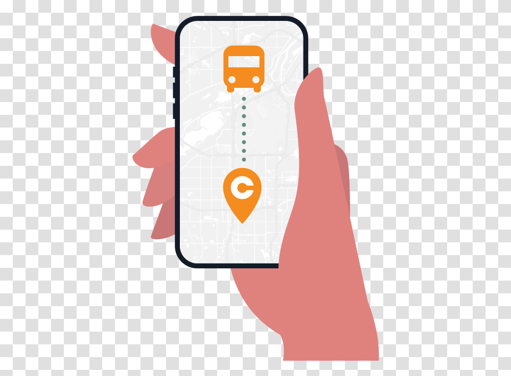 Hand Holding Phone With Mvta Connect On Screen, Electronics, Mobile Phone, Cell Phone, Iphone Transparent Png