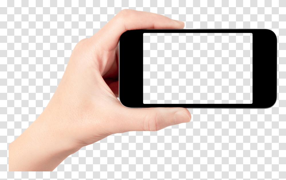 Hand Holding Smartphone Mobile Image2 Hand Holding Smartphone, Person, Human, Electronics, Mobile Phone Transparent Png