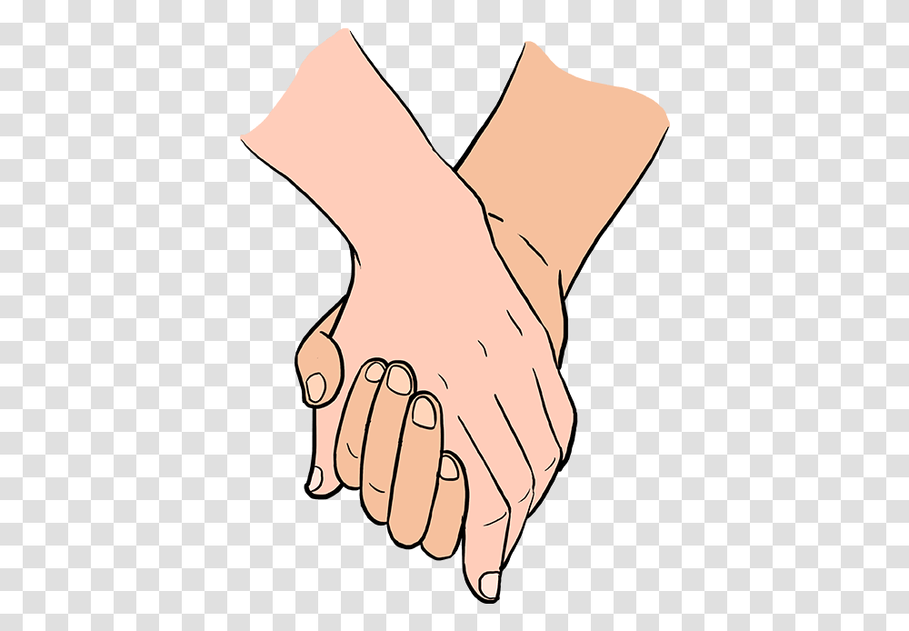 Hand Holding Something Drawing Holding Hand Cartoon, Holding Hands, Person, Human Transparent Png