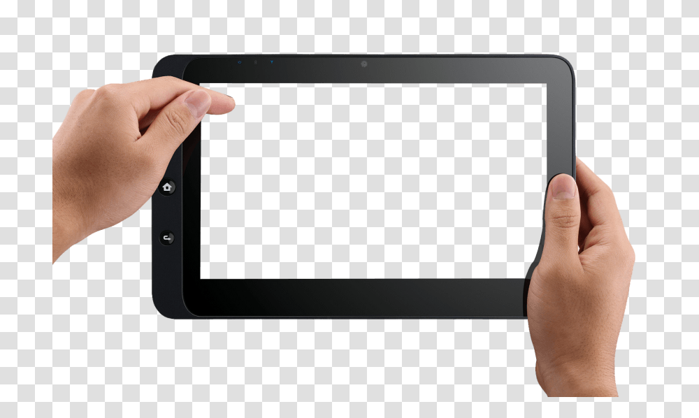 Hand Holding Tablet, Computer, Electronics, Person, Human Transparent Png