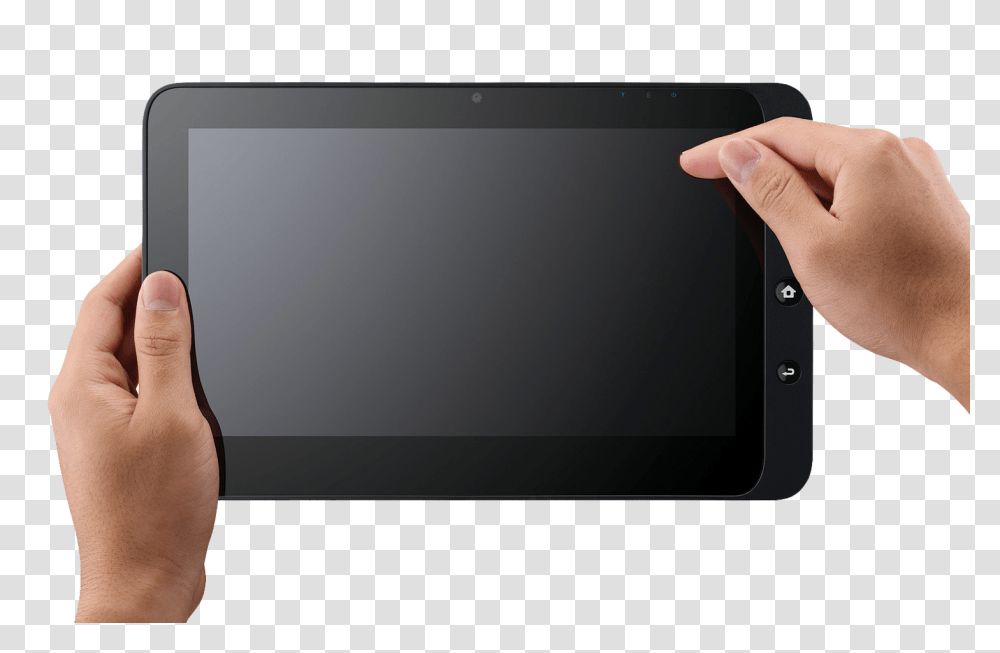 Hand Holding Tablet, Electronics, Person, Human, Computer Transparent Png