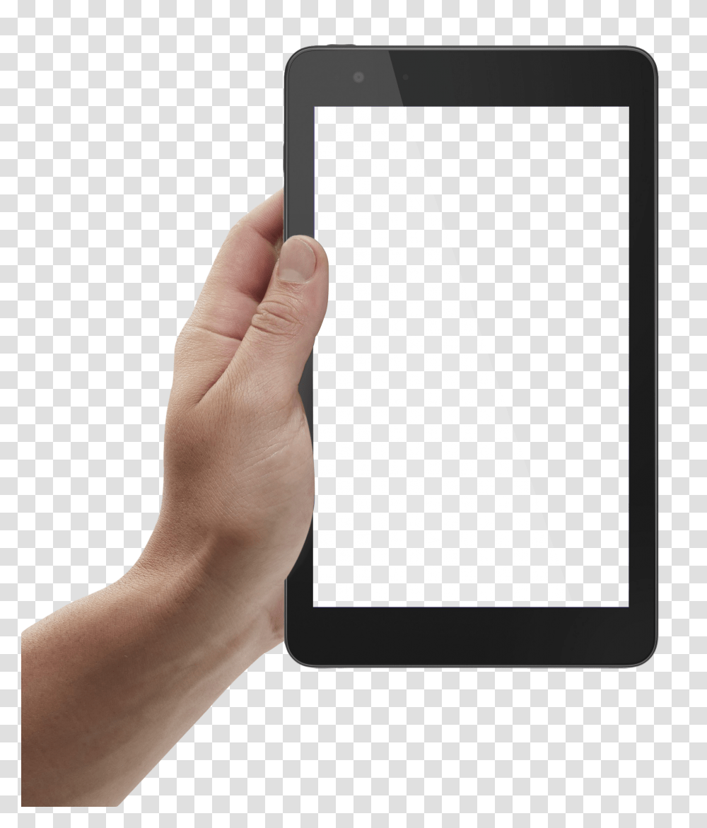 Hand Holding Tablet Image, Electronics, Computer, Tablet Computer, Person Transparent Png